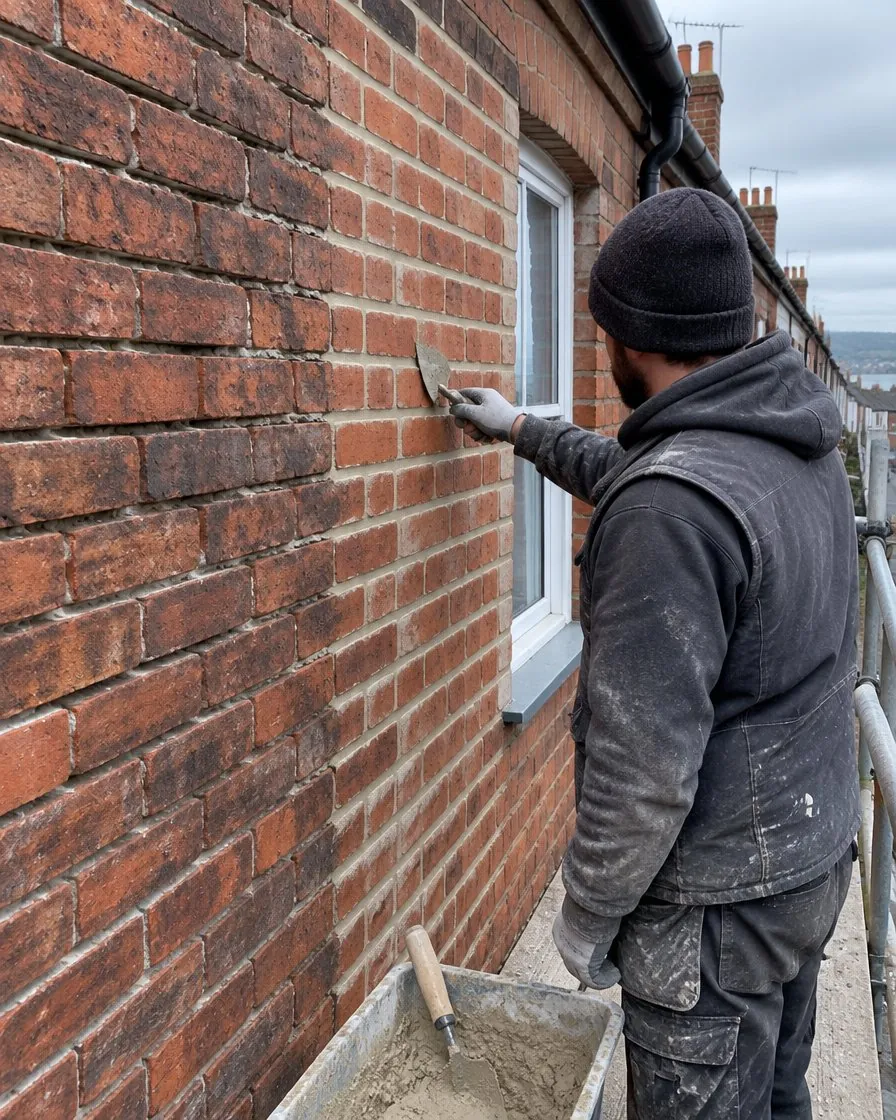 Brickwork and repointing in Great Torrington